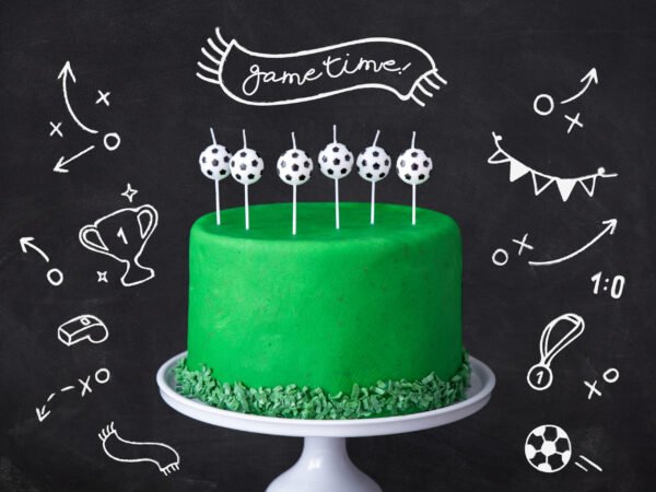 Football Birthday candles - Image 2